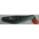 Peixe Cormoura 15cm Cor: preto/ verde com brilhantes/laranja(venda à unidade)